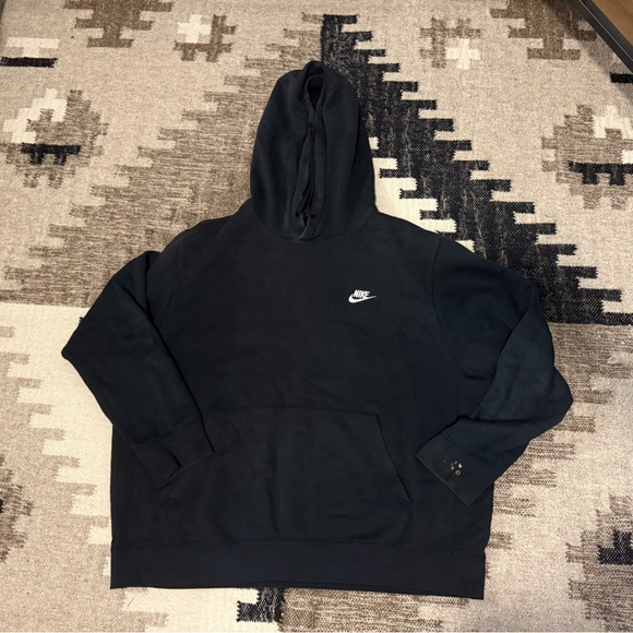 Nike Men's Dark Hoodie with Logo - Picture 1 of 4
